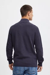 Blend Strickpullover mit halbem Reißverschluss BHCodford 4482 dunkelgrau (4482)