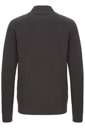 Blend Strickpullover mit halbem Reißverschluss BHCodford 4482 dunkelgrau (4482)