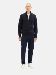 TOM TAILOR Strickpullover mit Troyer Kragen 6314 Navy (6314)