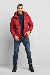 bugatti Langjacke Rot/Dunkelrot