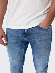 ONLY & SONS Regular-fit Jeans ONSWEFT Blau/Hellblau