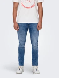 ONLY & SONS Regular-fit Jeans ONSWEFT Blau/Hellblau