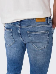 ONLY & SONS Regular-fit Jeans ONSWEFT Blau/Hellblau