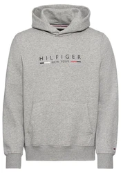 Tommy Hilfiger Hoodie Hilfiger New York Hoody mit Kängurutasche grau/light grau heather