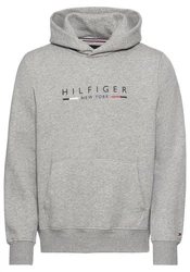 Tommy Hilfiger Hoodie Hilfiger New York Hoody mit Kängurutasche grau/light grau heather