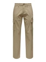 ONLY & SONS Cargohose ONSEDGE-ED CARGO LOOSE PANT Khaki