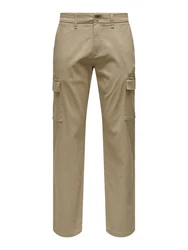 ONLY & SONS Cargohose ONSEDGE-ED CARGO LOOSE PANT Khaki