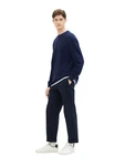TOM TAILOR Denim 2-in-1 Langarmshirt Dunkelblau/Hellblau