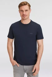 BOSS ORANGE T-Shirt Tegood mit Rundhalsausschnitt nachtblau