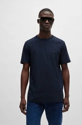 BOSS ORANGE T-Shirt Tegood mit Rundhalsausschnitt nachtblau