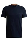 BOSS ORANGE T-Shirt Tegood mit Rundhalsausschnitt nachtblau