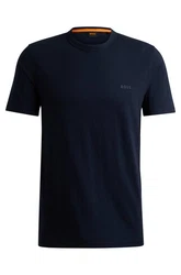 BOSS ORANGE T-Shirt Tegood mit Rundhalsausschnitt nachtblau