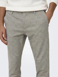 Only & Sons Hose 'ONSMark' Khaki/Beige/Grau/Hellgrau