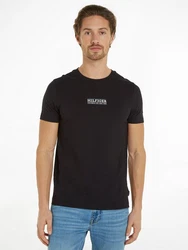 Tommy Hilfiger T-Shirt SMALL HILFIGER TEE Schwarz/Rosa/Lila