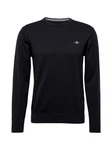 Gant Herren Pullover CLASSIC COTTON C-NECK Schwarz/schwarz (black)