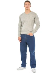 Mill&Tailor 5-Pocket Jeans Thermo Denim Blau/Hellblau/Fliederfarben/Dunkelblau
