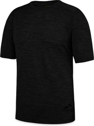 normani Thermounterhemd Herren Merino-Set T-Shirt und Unterhose Schwarz