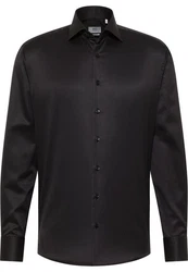 Eterna Langarmhemd MODERN FIT NON IRON Braun/Schwarz/Dunkelbraun/Dunkelrot/Rot