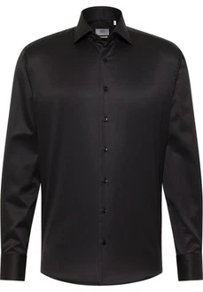 Eterna Langarmhemd MODERN FIT NON IRON Braun/Schwarz/Dunkelbraun/Dunkelrot/Rot