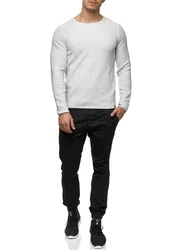 Indicode Rundhalspullover Kristian Grau