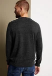 STREET ONE MEN Stehkragenpullover Dunkelgrau/Grau/Schwarz