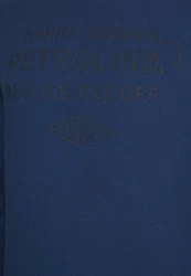 Petrol Industries Sweatshirt Pullover mit Rundhalsausschnitt Hellblau/Blau/Dunkelblau