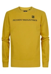 Petrol Industries Sweatshirt Pullover mit Rundhalsausschnitt Gelb