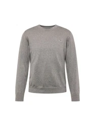 Gant Herren Pullover CLASSIC COTTON C-NECK graumeliert