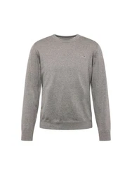 Gant Herren Pullover CLASSIC COTTON C-NECK graumeliert
