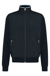 Sweatjacke mit Reiskornstruktur