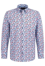 Langarmhemd mit floralem Print