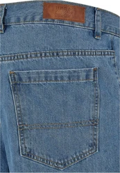 URBAN CLASSICS Herren Denim Bermuda Shorts Blau/Dunkelblau/Hellblau