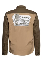 KingKerosin Langarmhemd The Islander Kontrastfarben