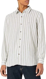 Streifenhemd Stripe Shirt Hemd Oil Green