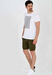 Indicode Chinoshorts Beauvals Dunkelgrün/Khaki/Grün