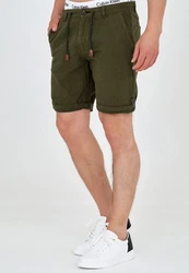 Indicode Chinoshorts Beauvals Dunkelgrün/Khaki/Grün