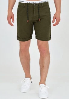 Indicode Chinoshorts Beauvals Dunkelgrün/Khaki/Grün