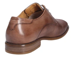bugatti Schnürschuh Braun/Beige/Rot