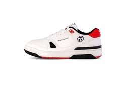 Sergio Tacchini Herrenschuh Milano Sneaker weiß/schwarz/rot (45)