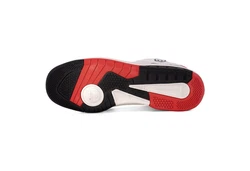Sergio Tacchini Herrenschuh Milano Sneaker weiß/schwarz/rot (45)