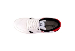 Sergio Tacchini Herrenschuh Milano Sneaker weiß/schwarz/rot (45)