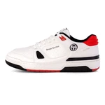 Sergio Tacchini Herrenschuh Milano Sneaker weiß/schwarz/rot (45)