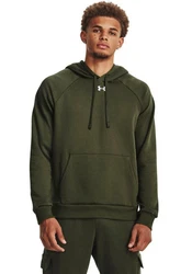Under Armour UA Rival Fleece Hoodie Marine/Olivgrün