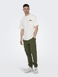ONLY & SONS Cargohose Carter Dunkelgrün/Khaki/Grün