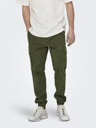 ONLY & SONS Cargohose Carter Dunkelgrün/Khaki/Grün