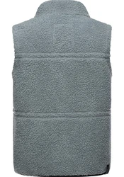 Ragwear Plüschweste Noory Vest Herren Hellgrau/Grau/Dunkelblau
