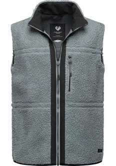 Ragwear Plüschweste Noory Vest Herren Hellgrau/Grau/Dunkelblau Ragwear Plüschweste Noory Vest Herren Hellgrau/Grau/Dunkelblau
