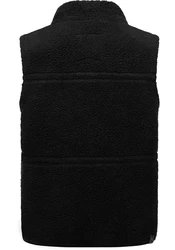 Ragwear Plüschweste Noory Vest Herren Schwarz
