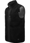 Ragwear Plüschweste Noory Vest Herren Schwarz