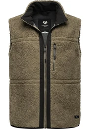 Plschweste Noory Vest Herren Basic rmellose Teddy-Fleece Jacke